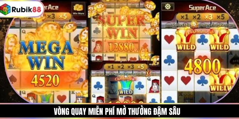 Vòng quay miễn phí mở thưởng đậm sâu